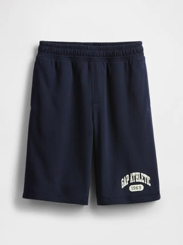 Παιδικό VintageSoft Athletic Logo Easy Σορτς navy uniform