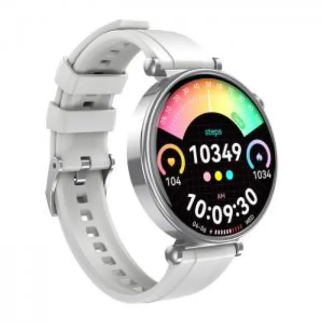 Smartwatch με οθόνη AMOLED 1.32\" σε ασημί χρώμα 3
