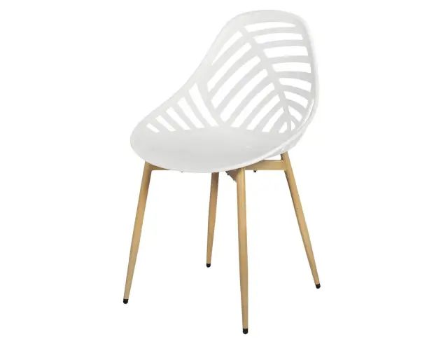 Καρέκλα κήπου Alameda Home Deco Factory με διαστάσεις 52.3x53.3x83.4cm - White HDO0218 2