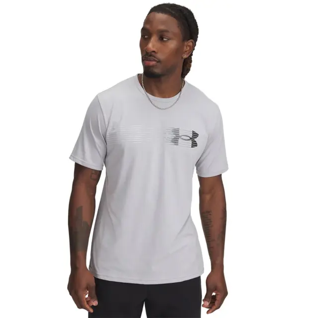 Under Armour Fly In Logo T-Shirt (1390206-011) - Γκρί