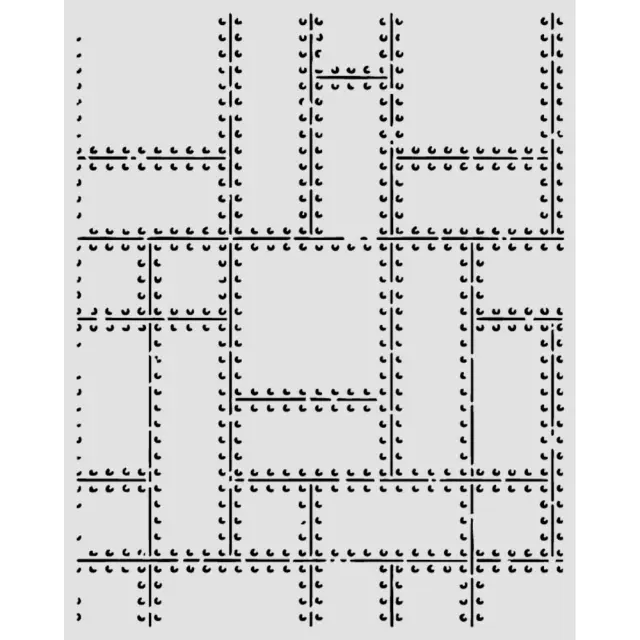 Thick Stencil Stamperia 20x25cm, A new Beginning, Μεταλλικές ετικέτες