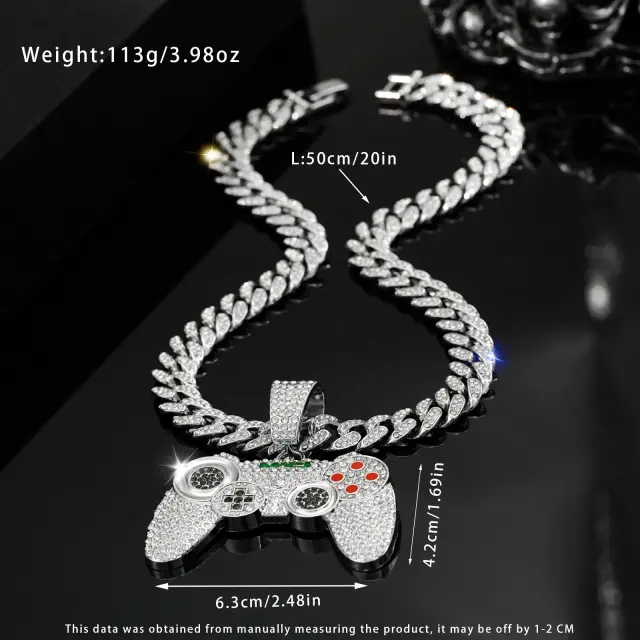 Ghetto Hip Hop Controller PS Game Pendant Necklace 3