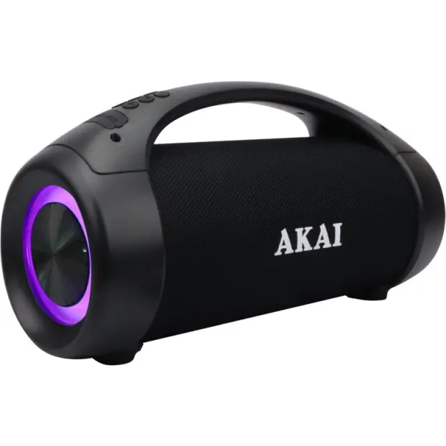Φορητό Ηχείο Bluetooth Αδιάβροχο Με TWS USB LED Aux-In Και Hands Free 50W AKAI ABTS-55 2