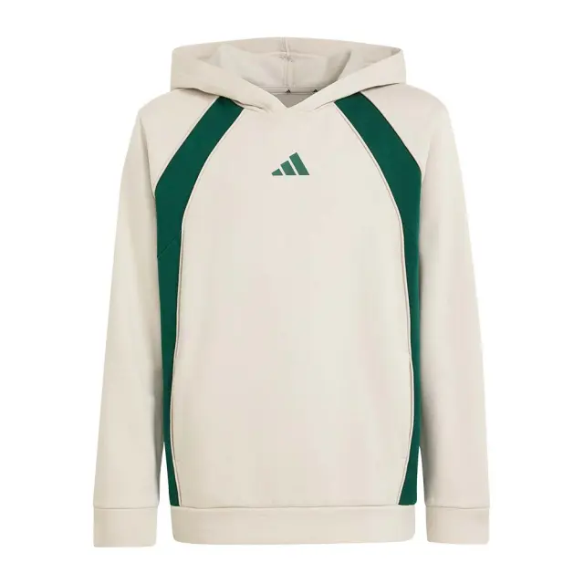adidas Sportswear Kids Color Block Fleece Hoodie Μπεζ KZ0096 (adidas Sportswear)