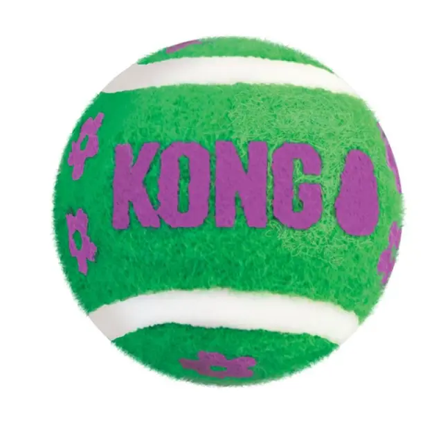 Kong Cat Active Tennis Balls with Bells (3τμχ) 3.8x3.8x3.8cm Μονόχρωμο 3
