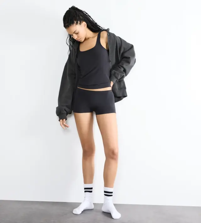 Sloggi Μπόξερ Go Sense Short Μαύρο 2-Pack