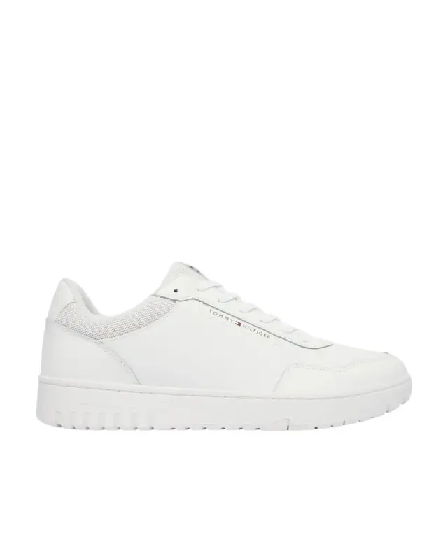 Tommy Hilfiger - Ανδρικά Sneakers Th Basket Core Lite Lth FM0FM05713-YBS Λευκό