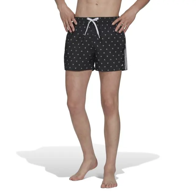 adidas Mini Logo CLX Swim Shorts (HT4342-Black) - Μαύρο - L