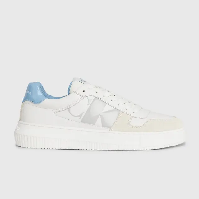 Calvin Klein - Cupsole Lth Ανδρικά Chunky Sneakers YM0YM00897-0LG Λευκό - 45