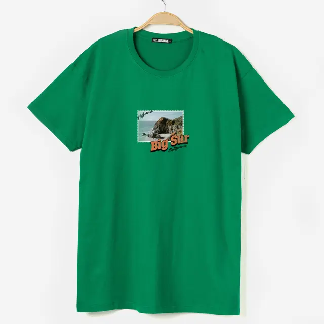 T-shirt Noshame® Πράσινο με τύπωμα California - 132557 - XXL 2