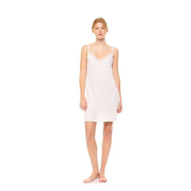 Νυχτικό Γυναικείο S1450 Pink Daisy Τύπος Pink Label 2