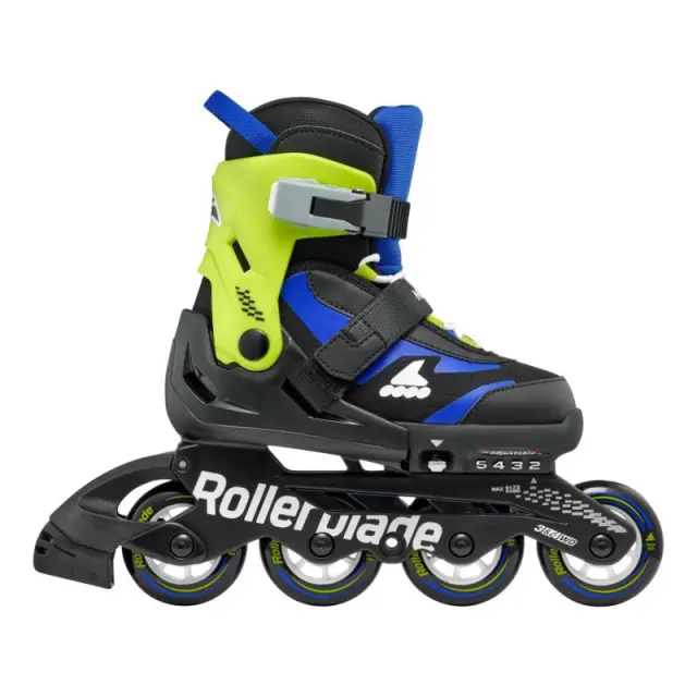 ROLLERBLADE Microblade Αυξομειούμενα Πατίνια - Μαύρο/Μπλε Μαύρο-Μπλε