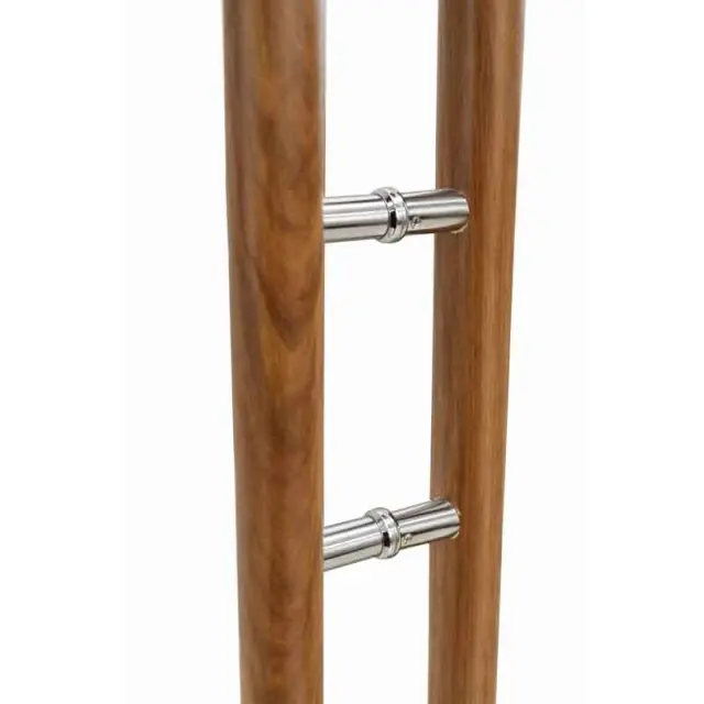 Λαβή Πόρτας Αλουμινίου με Σχέδιο Ξύλου 59.7cm – Aluminum Door Handle Wood Effect 022064 2