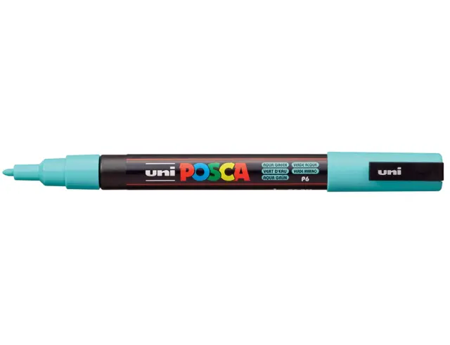 Μαρκαδόρος Σχεδίου Uni Posca PC-3M με πάχος μύτης 0.9-1.3mm - Aqua GreenPC-3M(E) - AQUA