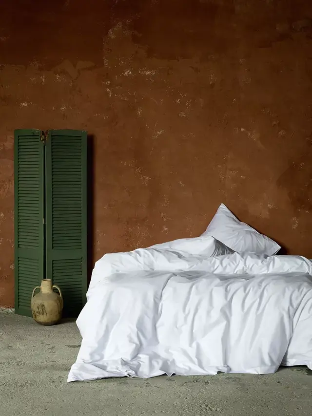 Σεντόνι Cotton Satin, 300 T.C. Μονό 160x280 Λευκό