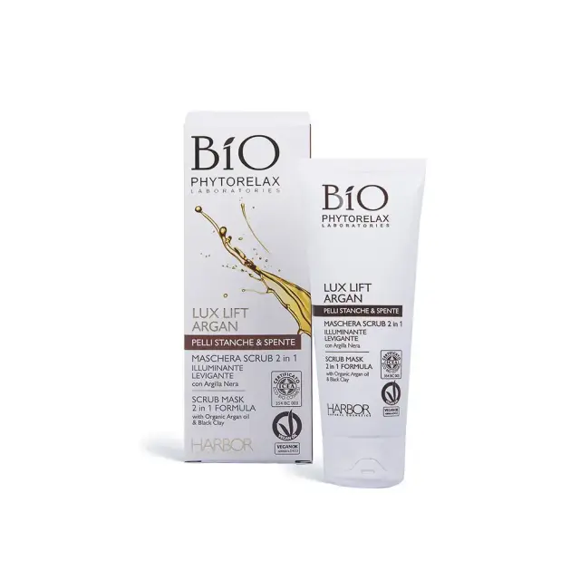 PHYTORELAX BIO LUX LIFT ARGAN SCRUB MASK 2 IN 1 FORMULA 75ML