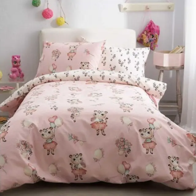 Σεντόνι λάστιχο Leopard σετ/3 μονό 170x260cm Vesta Home 000013513