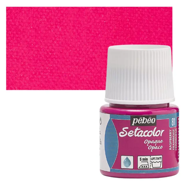 Pebeo Χρώμα Υφάσματος Setacolor Opaque - 81 Raspberry - 45ml