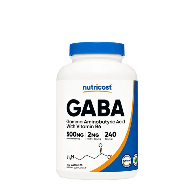 Nutricost GABA + B6 500 mg