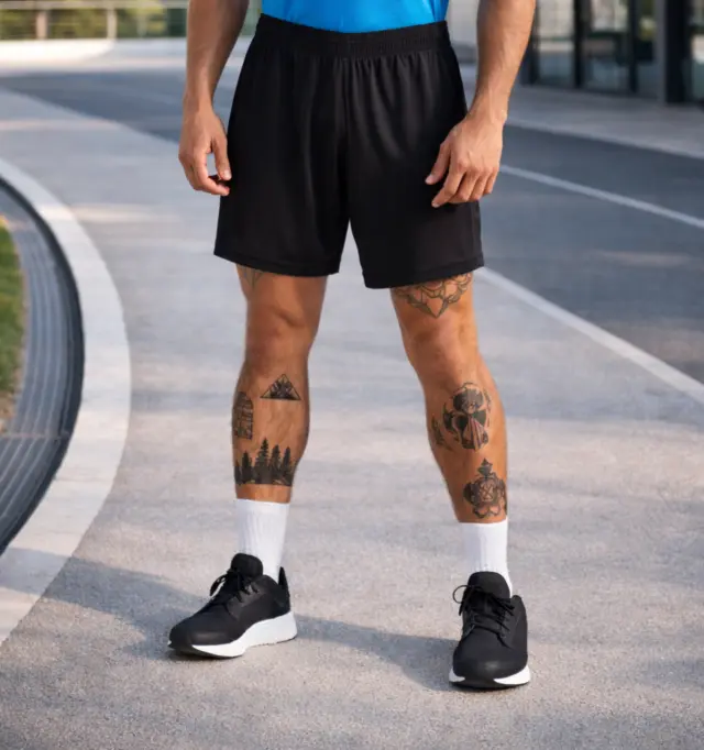 Σορτς Noshame® Μαύρο Dry Fit - 652634 - XXL