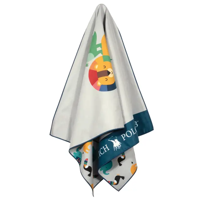 Πετσέτα Θαλάσσης 70x140 280gsm Greenwich Polo Club 4079 Grey 100% Microfiber 2