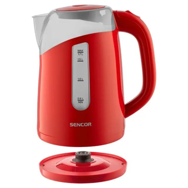 Βραστήρας Central 360° STRIX Connectorb 1,7lt 2200W Sencor SWK 1704RD Κόκκινο 3