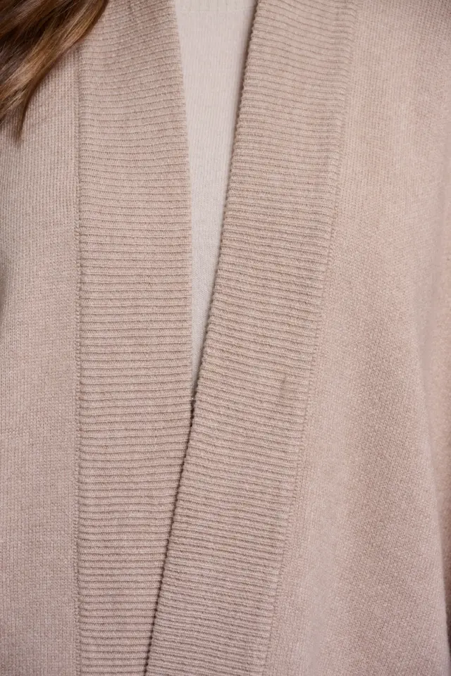 RINO & PELLE “SANTO” KNITTED CAPE (SANTO-7002611-BEIGE) - One-size 3