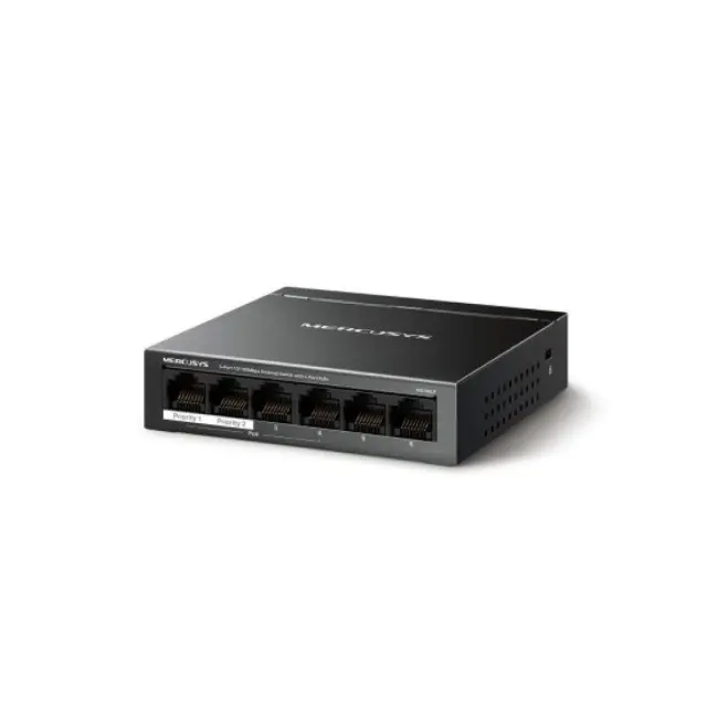 Mercusys 6-Port 10/100Mbps Desktop Switch with 4-Port PoE+ (MS106LP) (MERMS106LP)