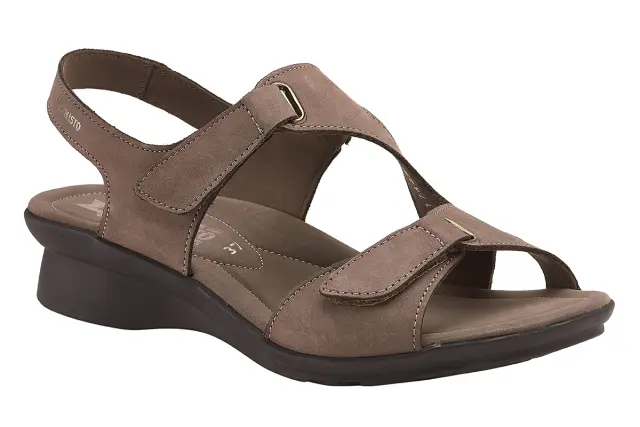 Mephisto Πέδιλα Γυναικείο δέρμα Nubuck Γκρί MEP/PARIS PEWTER - 41 2