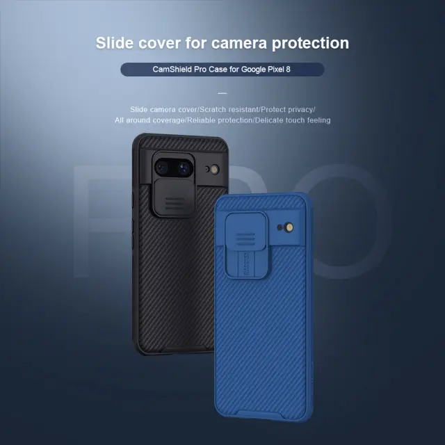 Nillkin CamShield PRO Hard Case for Google Pixel 8 Black 3