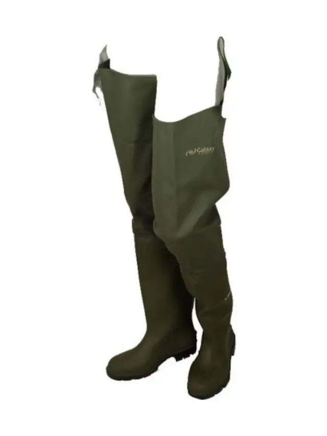 Galaxy 025 Thigh Wader-Μπότες Mηρού Αδιάβροχες για Εργασία- Τακτική Χρήση - 06-Χακί-Olive Green