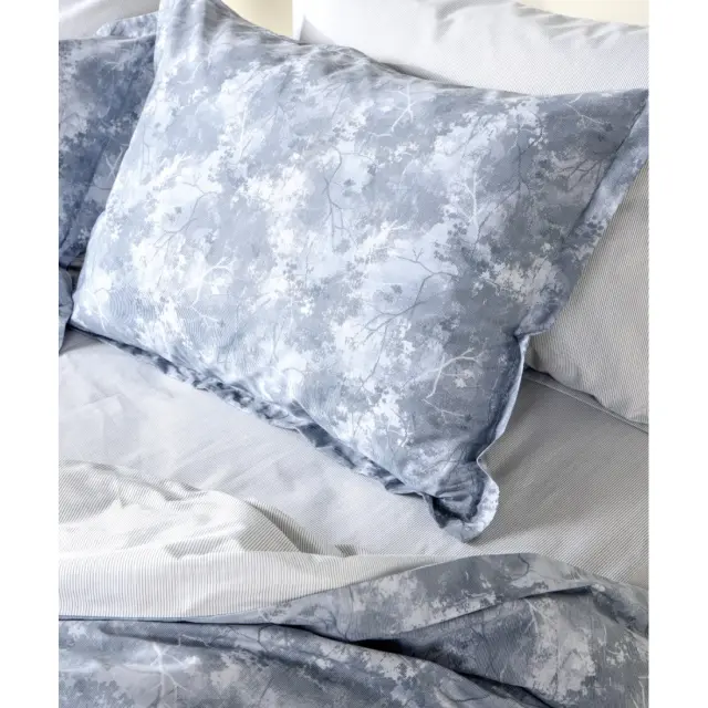 Σετ Σεντόνια Υπέρδιπλα 4 Τεμαχίων Kentia Opalite 33 Blue Raf-White 240x270 2