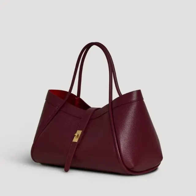 Γυναικεία Δερμάτινη Τσάντα Togo Mayfair Made in Italy 1022451 Μπορντό Cherry - ONESIZE 2