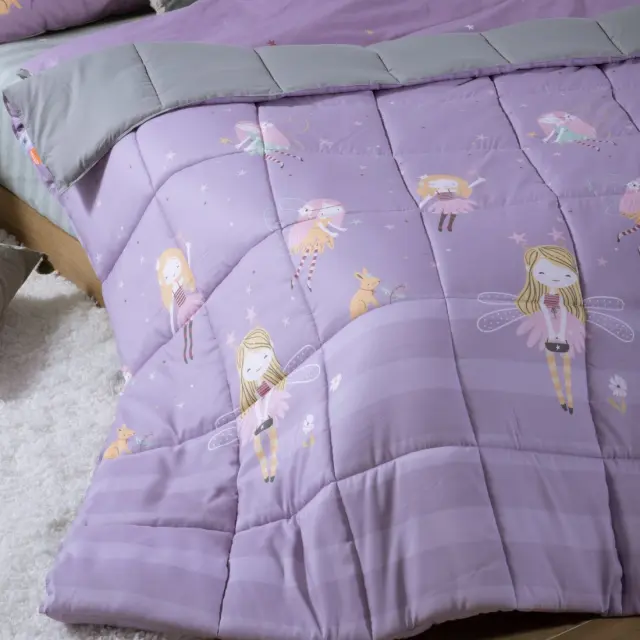 Πάπλωμα Παιδικό Μονό Fairy Tale 160x220 Nef Nef Homeware, ΕΞΩΤΕΡΙΚΑ:100% ΜΙΚΡ.-ΕΣΩΤΕΡΙΚΑ:100% ΠΟΛ. - MAUVE (040991) 2