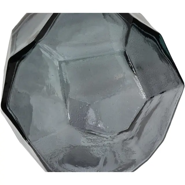 Βάζο Καφέ Ανακυκλωμένο Γυαλί 16x16x18cm 3