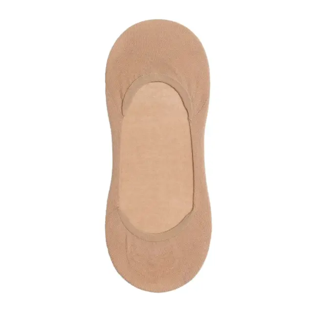 Ysabel Mora Unisex Βαμβακερά Σουμπά Invisible - 2 Ζεύγη, Χρώμα Μπεζ
