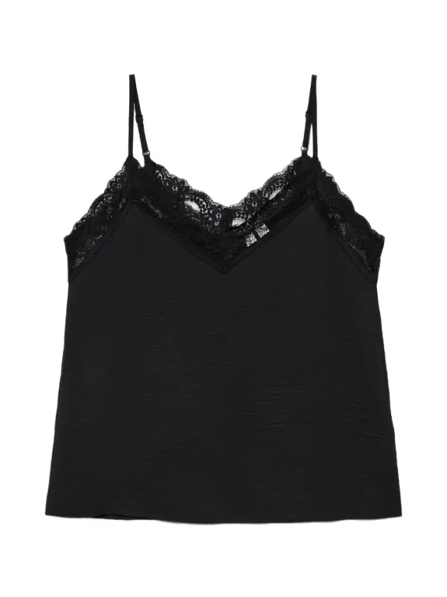 Vero Moda γυναικείο αμάνικο lingerie τοπ με δαντέλα VMLAURA SINGLET TOP 10349422-1