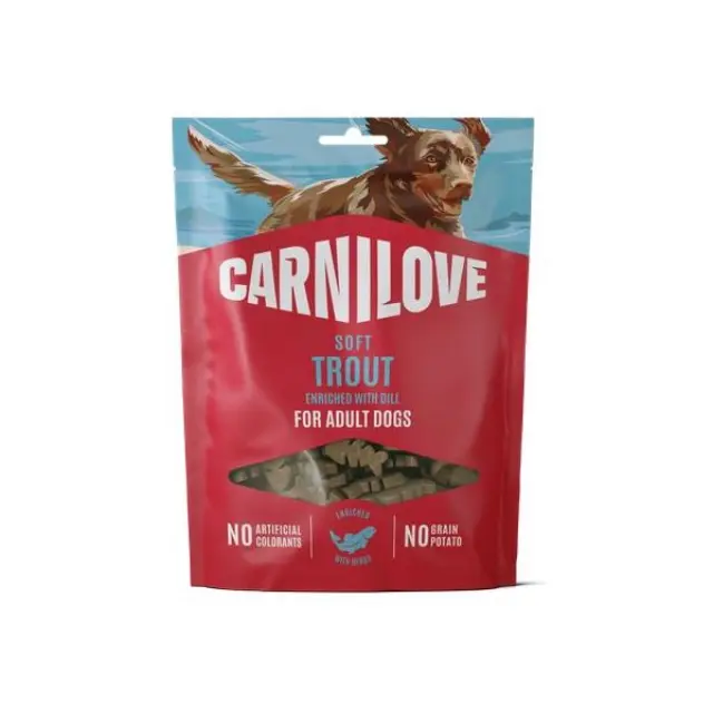 Carnilove Soft Snack Σκύλου Trout with Dill 200gr Μονόχρωμο