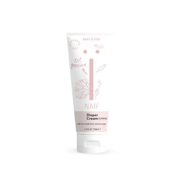 Naif Diaper Cream Κρέμα Αλλαγής Πάνας Χωρίς Άρωμα, 75ml