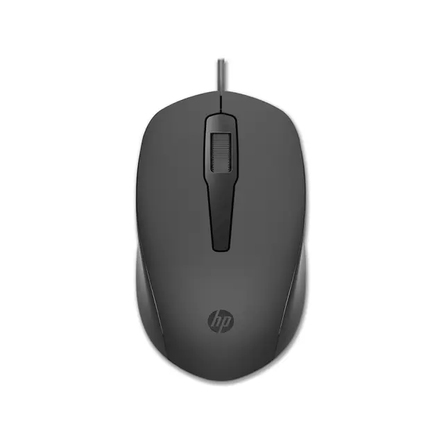 HP 150 Ενσύρματο Ποντίκι Μαύρο