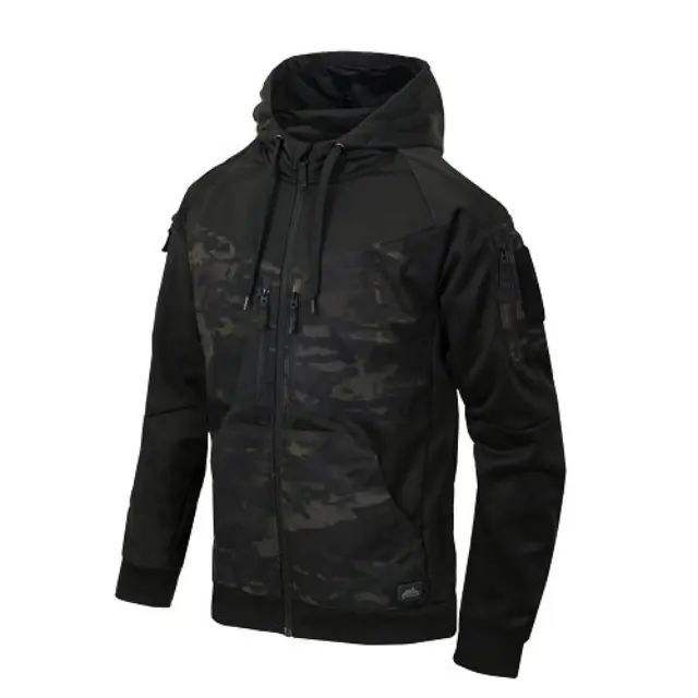 Helikon-Tex ROGUE Hoodie FullZip-Ζακέτα Φούτερ - 01-Black-Μαύρο