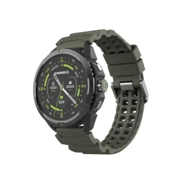 Smartwatch Hammer Watch 2 1.5" Military Edition Χακί N67717