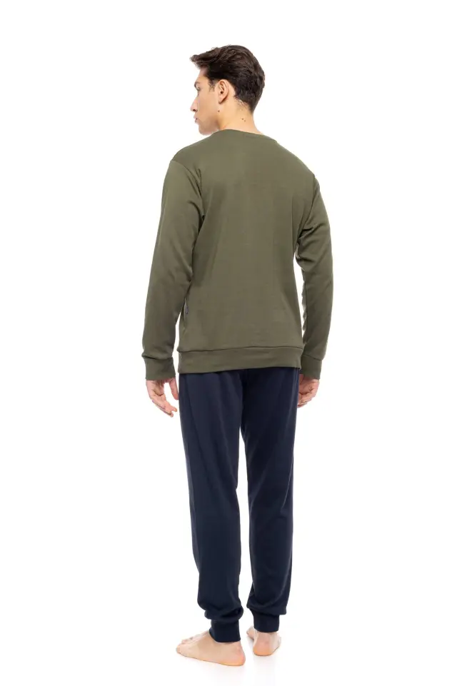 WN-M122 - Forest - PIJAMA T-SHIRT SKI NOS 3