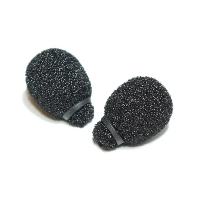 Rycote Αφροί Πέτου Μαύροι Σετ 2