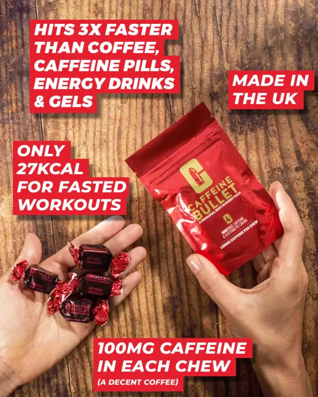 Caffeine Bullet Mintense Energy Chews Σακούλα 4τεμ. 2