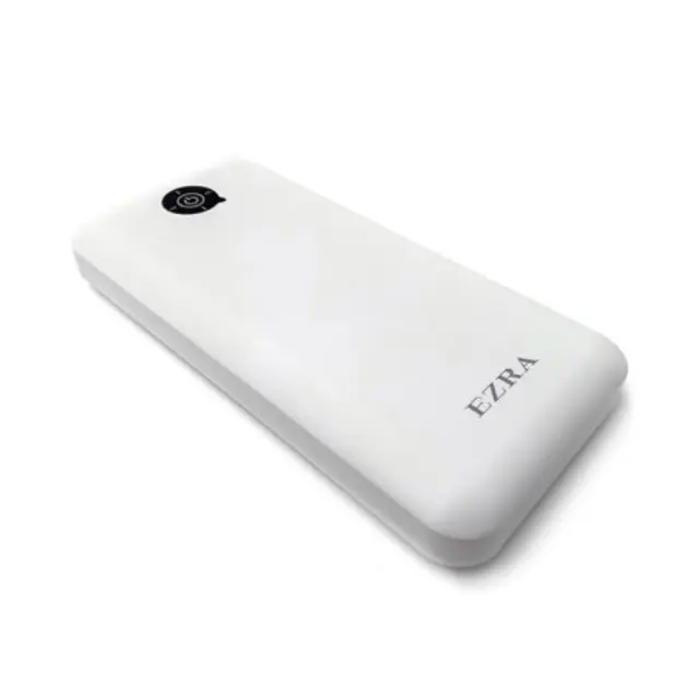 Ezra Pb55 Power Bank 10000mAh με Θύρα USB-A και Θύρα USB-C Λευκό