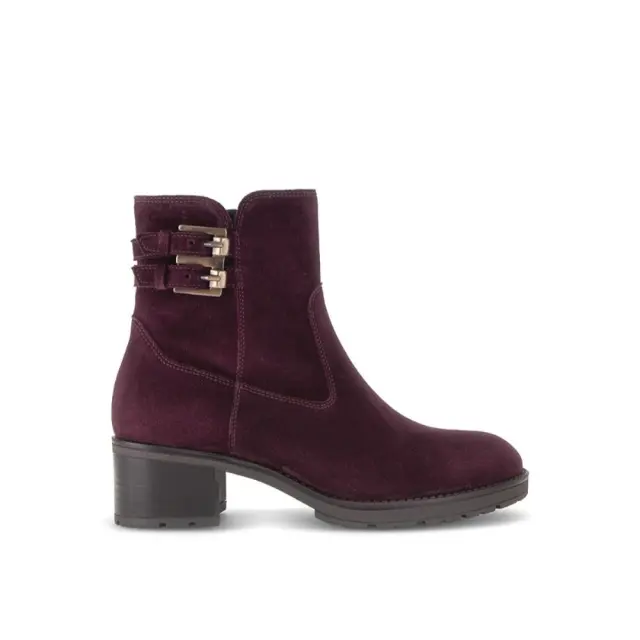 Gabor Μποτάκια Γυναικείο δέρμα Nubuck Μπορντώ GAB/801102 003-MUBERRY - 36
