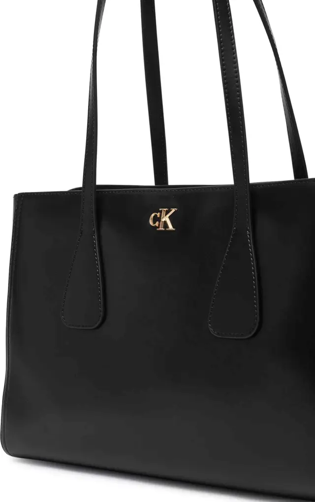 Calvin Klein Γυναικεία Μεσαία Τσάντα CK Medium Work Tote Μαύρο 2