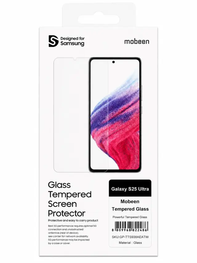 GP-TTS938AEA Samsung by Mobeen Tempered Glass for Galaxy S25 Ultra 2