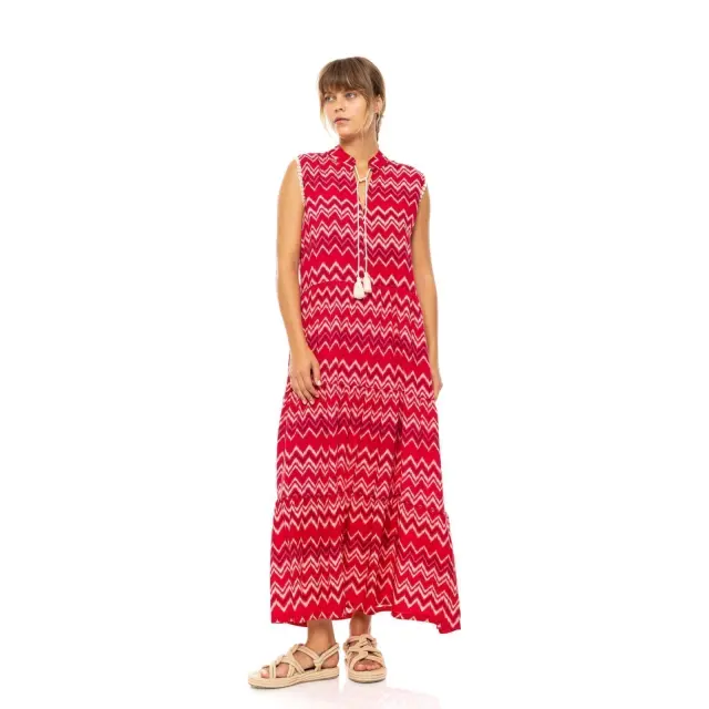 Beachwear Long Rasberry Rainbow B628 Τύπος Pink Label Beachwear - XXL 2